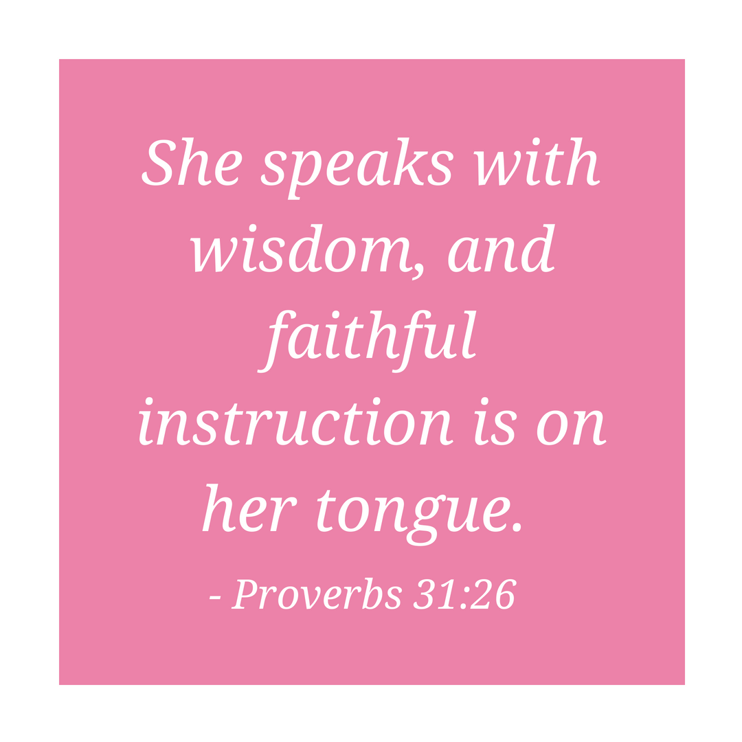 Proverbs 31:26 – Christian Women in Business