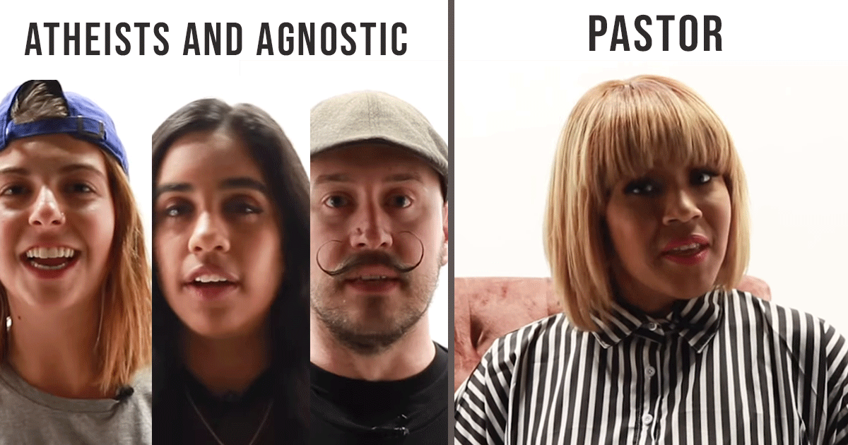 Atheists and Agnostic Tell a Pastor Why They Don't Believe in God