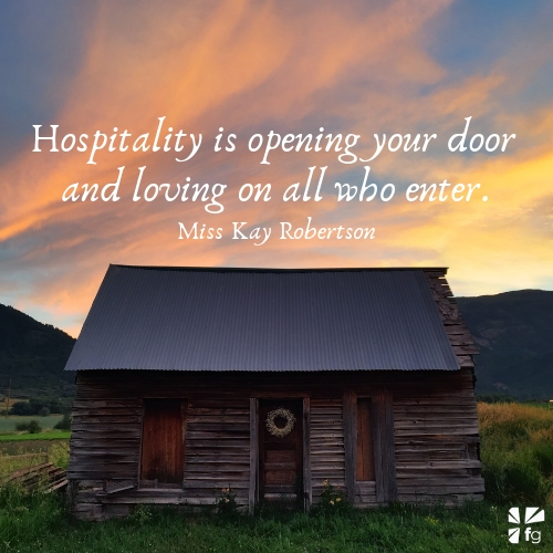 Hospitality: Loving All Who Enter