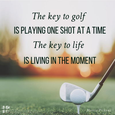 One Shot at a Time | Golf and Faith