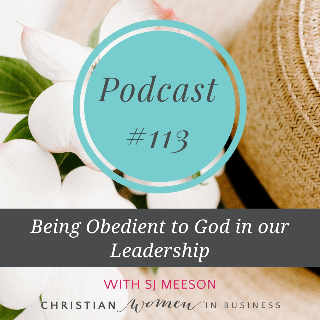 Being Obedient to God in our Leadership