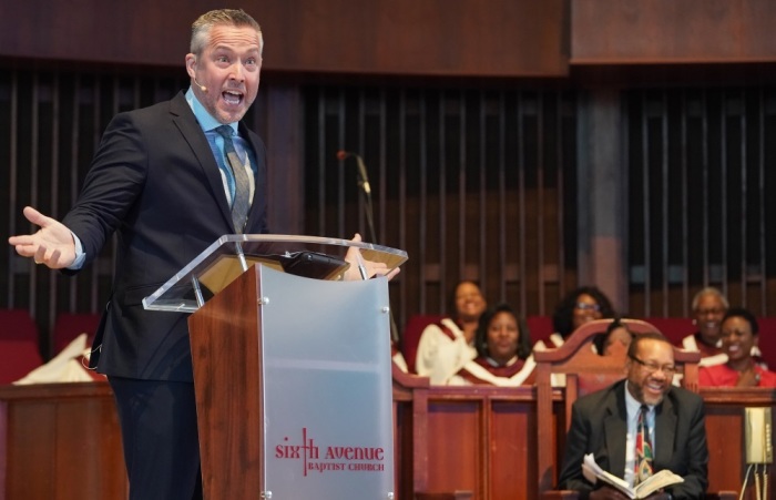 J.D. Greear preaches at historic black church: 'horrible history of racism' due to 'forgotten Gospel'
