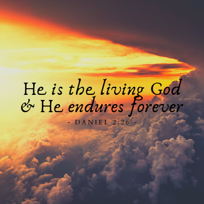 He is the Living God