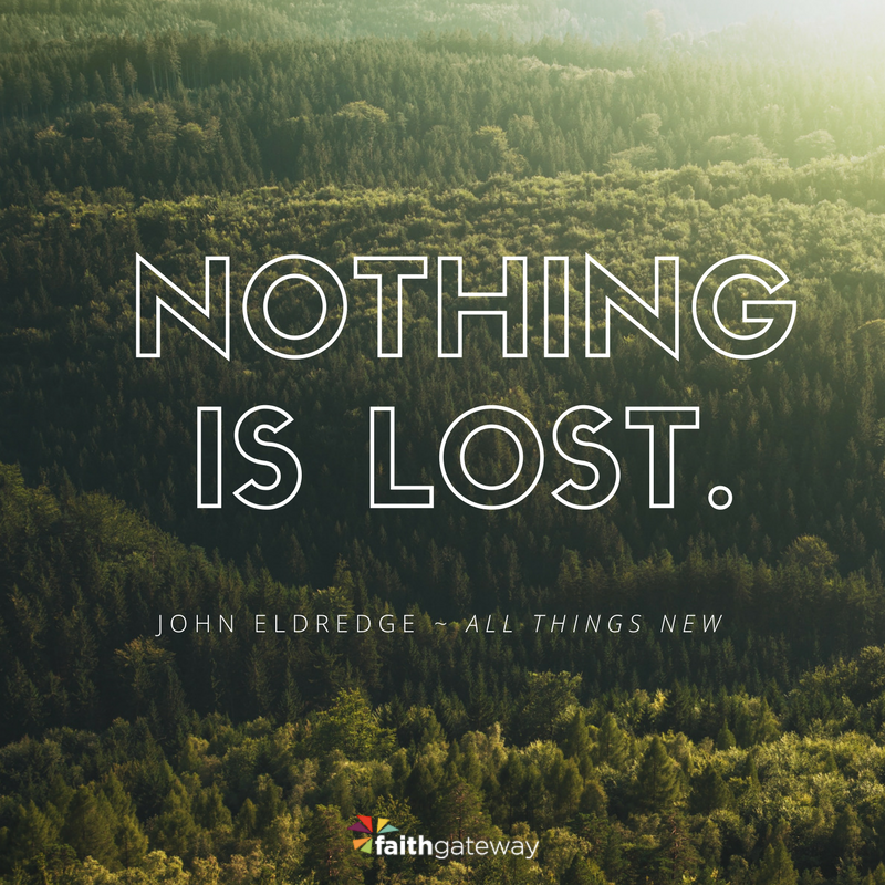 Nothing is lost.