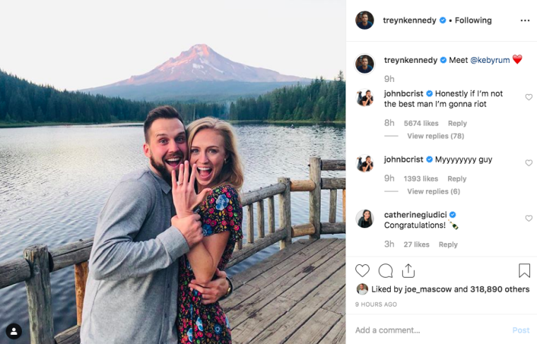 Christian comedian Trey Kennedy announces surprise engagement: 'God is so so good!'