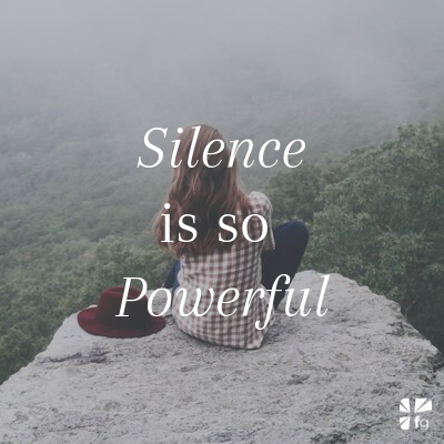 Silence is so powerful