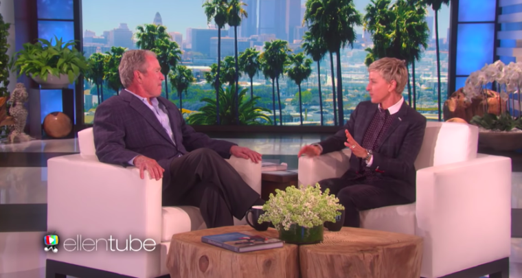 Ellen DeGeneres defends appearing with ‘friend’ George W. Bush, issues call for kindness