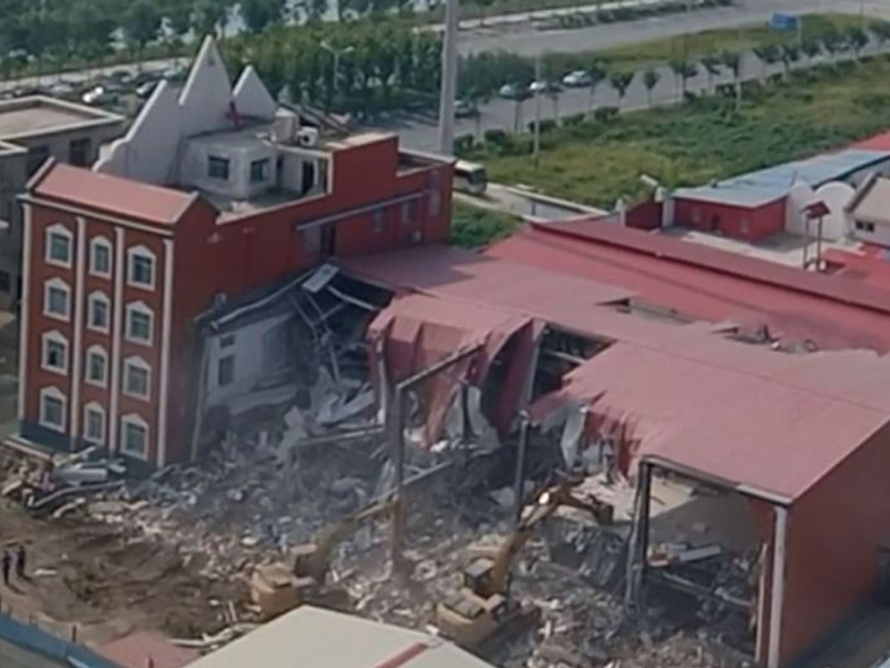 Chinese Authorities Demolish Entire Church Building