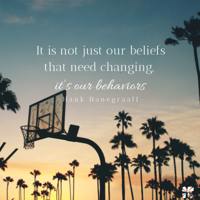 Our behavior needs to change
