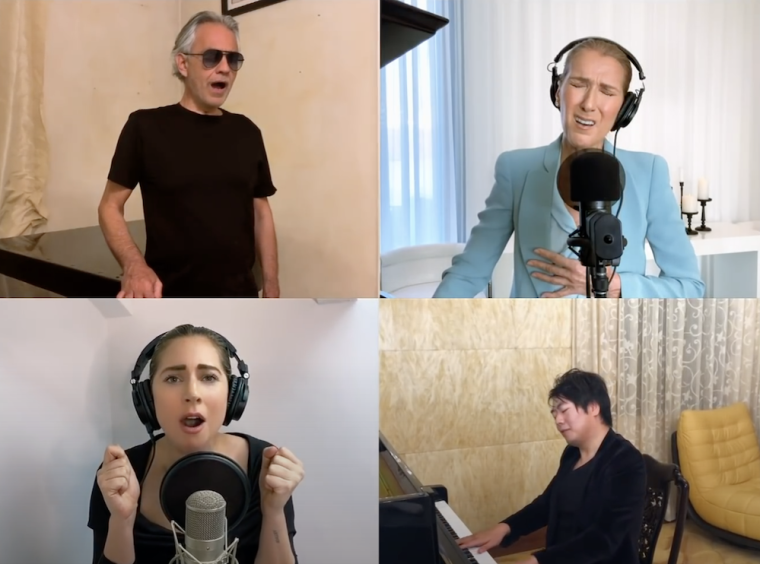Lady Gaga, Celine Dion, Andrea Bocelli, John Legend team up for powerful recording of ‘The Prayer’