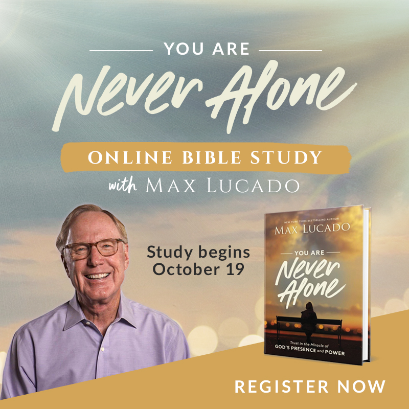 You’re Invited to the You Are Never Alone Online Bible Study