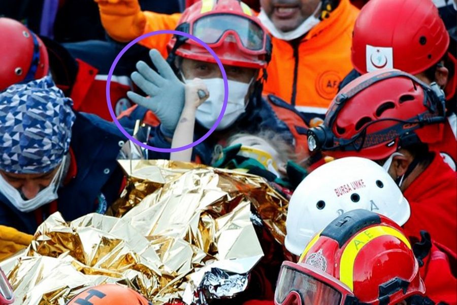 Toddler Trapped In Rubble After Strong Earthquake Clings To Firefighter’s Hand After Rescue | God TV
