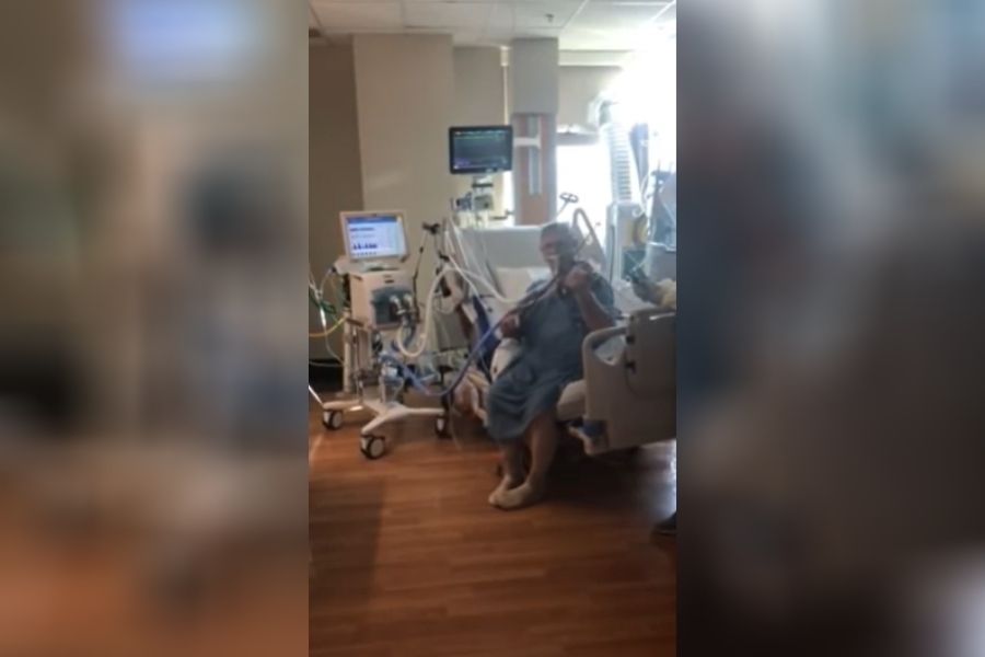 Intubated Patient In ICU Plays Violin For Hospital Exhausted Nurses | God TV