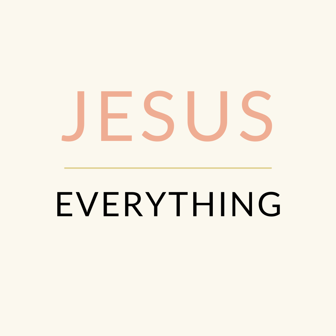 Jesus In First Place… Over Everything