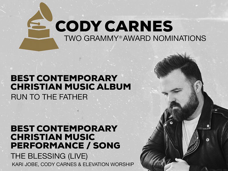 Cody Carnes Nominated For Two GRAMMY Award For ‘Run To The Father’ & ‘The Blessing’ | God TV