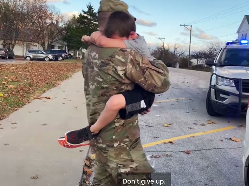 Missouri Deputy And Son In Emotional Reunion After 4-Month Deployment In Afghanistan | God TV