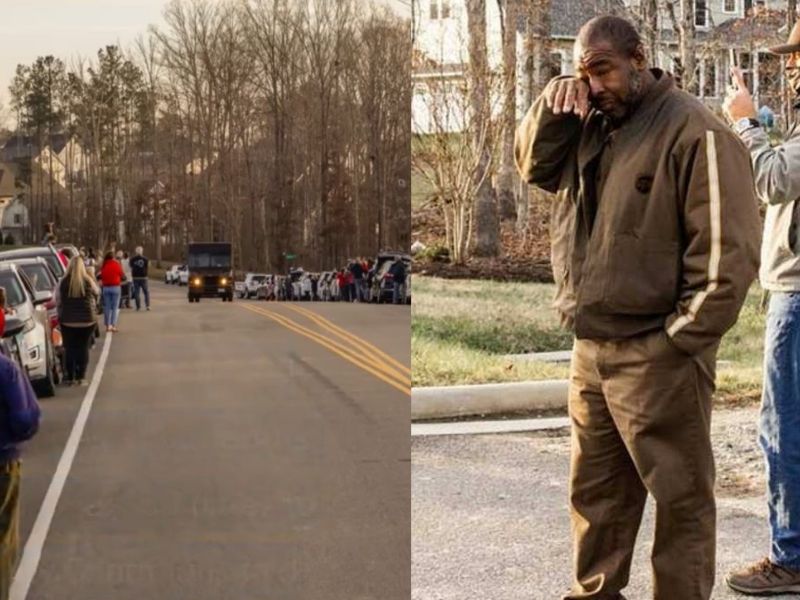 UPS Driver Moved To Tears As Neighborhood Celebrates His Life For Being A Positive Frontliner | God TV