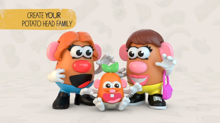 Hasbro creates 'modern families' Potato Head so kids can have 2 moms, 2 dads
