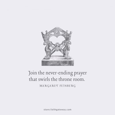 Join the never-ending prayer that swirls the throne room.