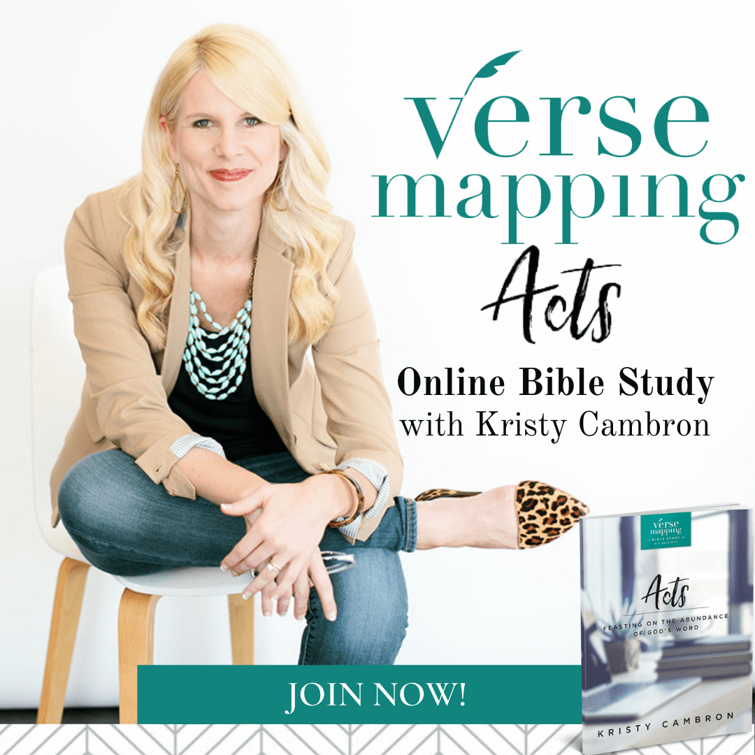 Verse Mapping Q&A with Kristy Cambron