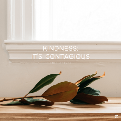 Kindness: it's contagious