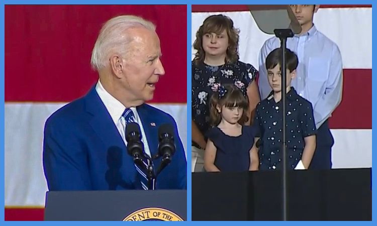 Biden To A Little Girl: “I Love Those Barrettes in Your Hair… She Looks Like She’s 19 Years Old… With Her Legs Crossed” (Video) – Conservative US