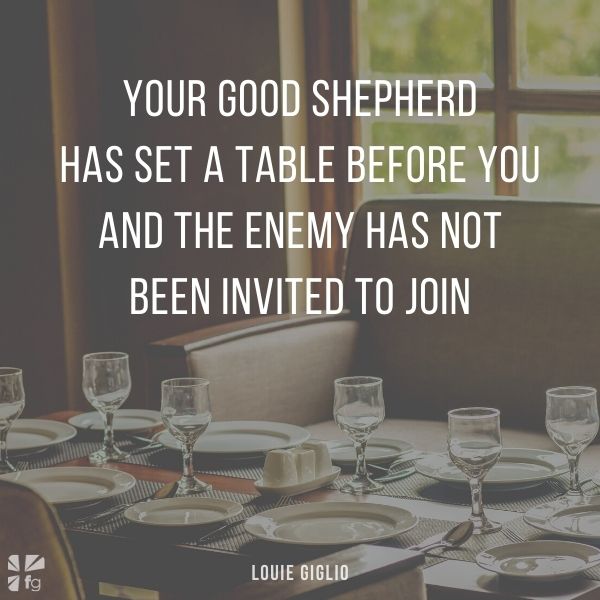 Don’t Give The Enemy A Seat At Your Table: The Table Before Us