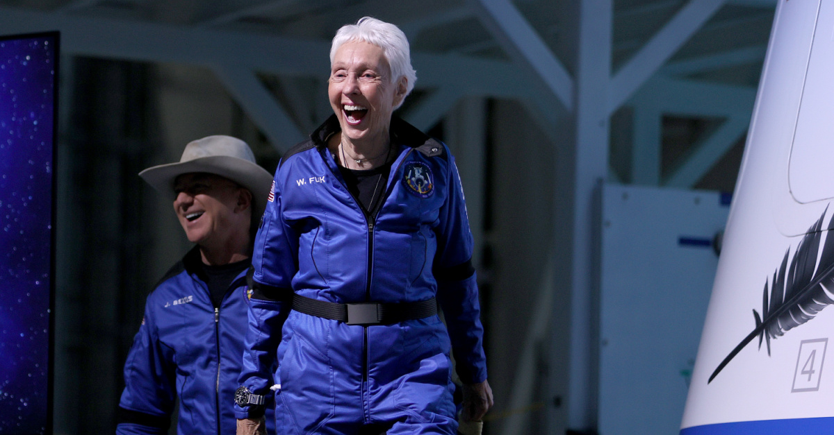 'God Sees Her': Church of Longtime Aviator Wally Funk Celebrates Her Lifelong Dream of Flying into Space