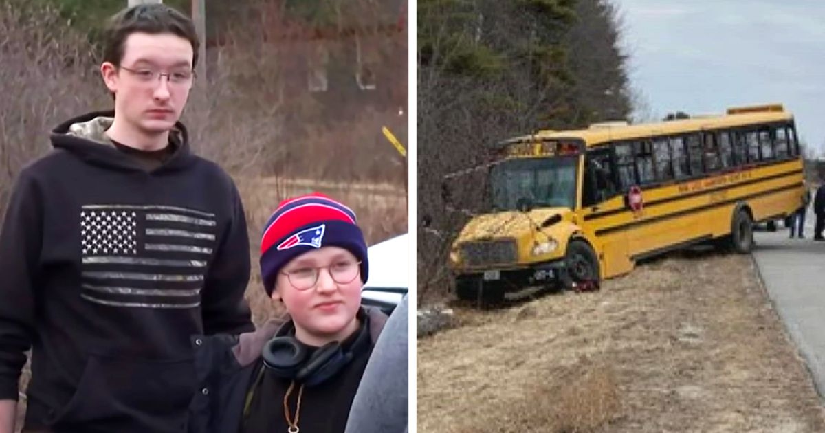 Hero Brothers Take Control Of School Bus After Driver Suffers Medical Emergency