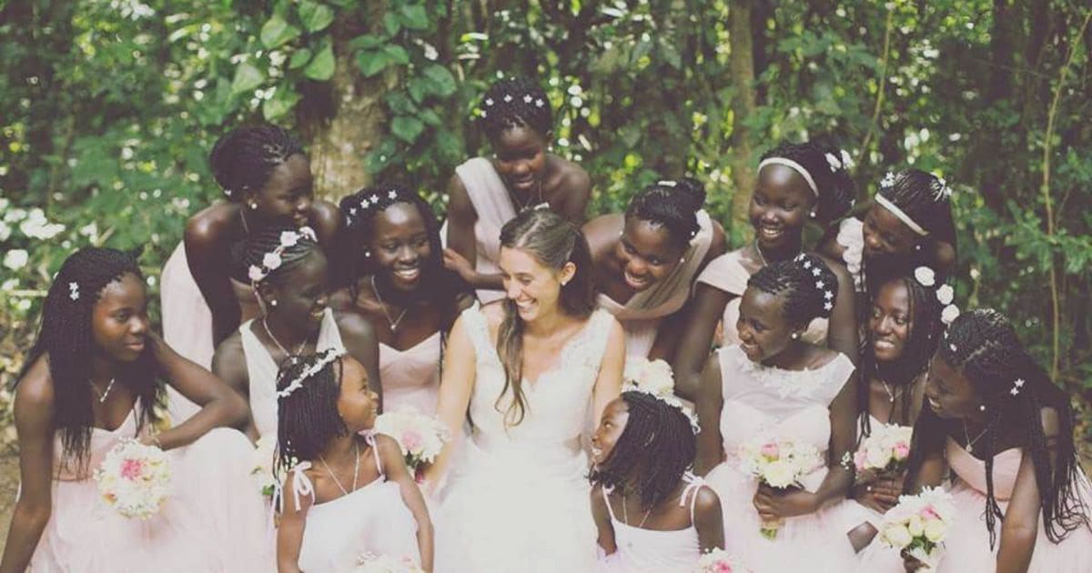 Young Woman Gives Up University To Adopt 13 Daughters And Introduces Them To Husband