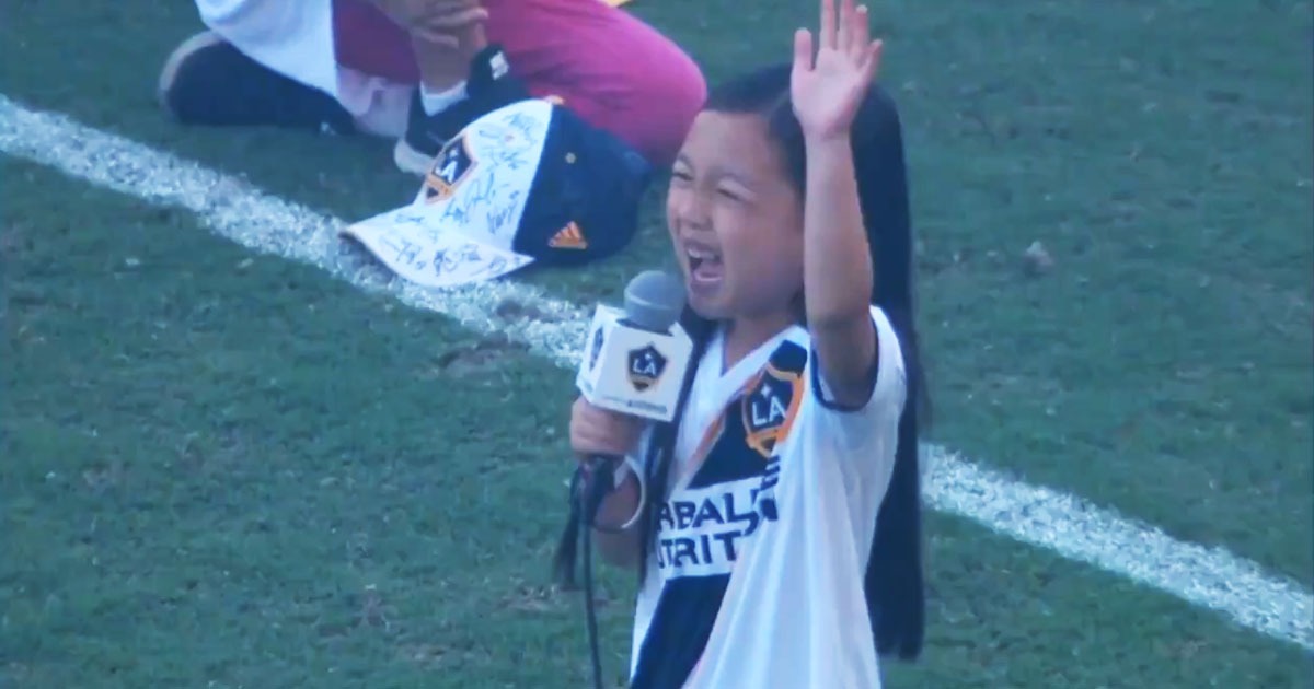 7-Year-Old Belts Out Powerful Rendition Of National Anthem
