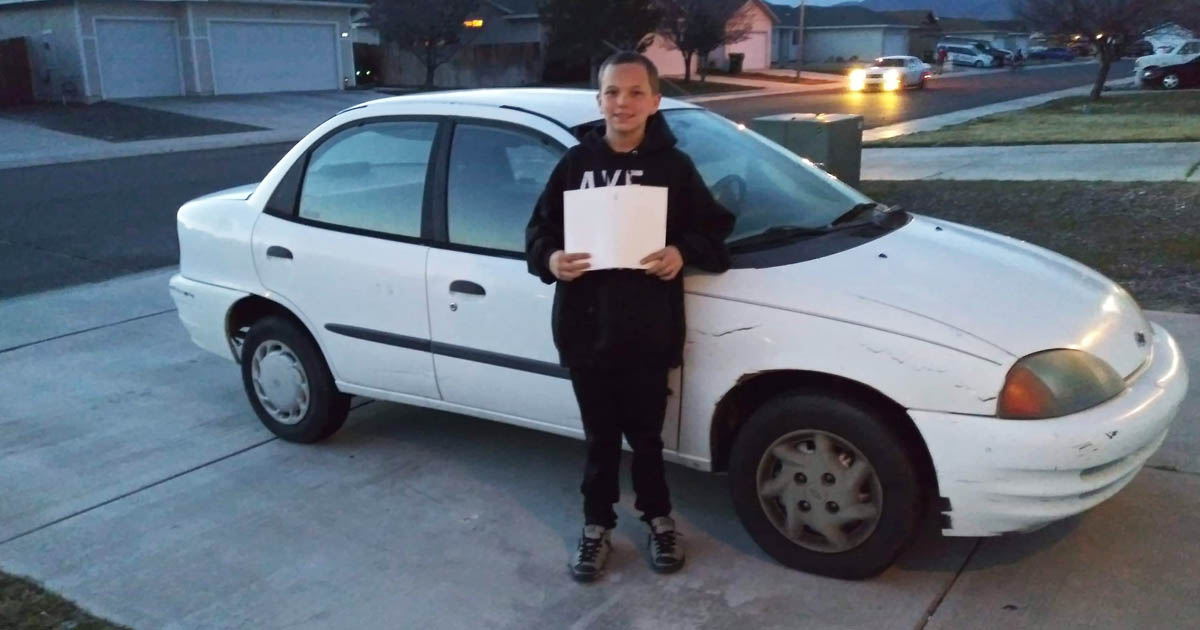 13-Year-old Boy Trades His Xbox And Does Yard Work To Buy Mom A Car After She Struggled For Transportation