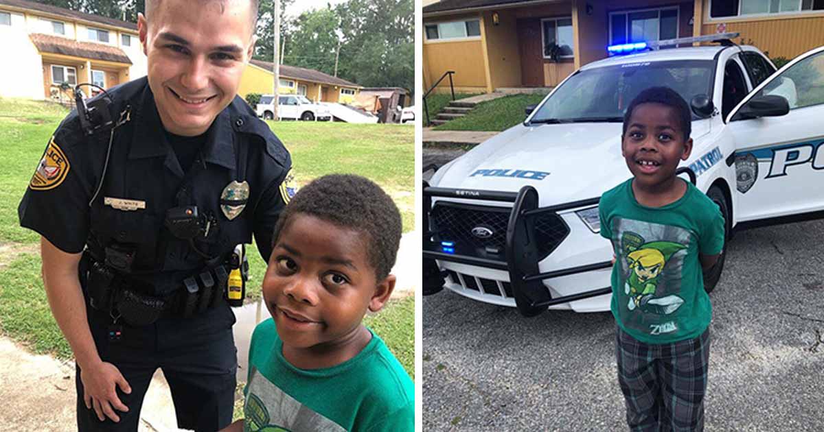 Lonely Boy Calls 911 And Asks Officer To Be His Friend