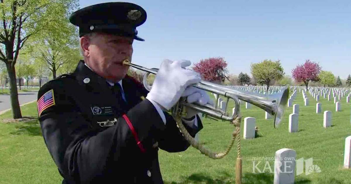This Man Learned To Play The Trumpet Solely By Himself So He Could Play Taps for Fallen Soldiers