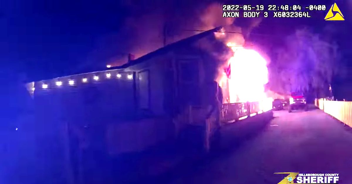 Police Officers Smash Windows And Saves Little Boy From Home ‘Fully Engulfed in Flames’