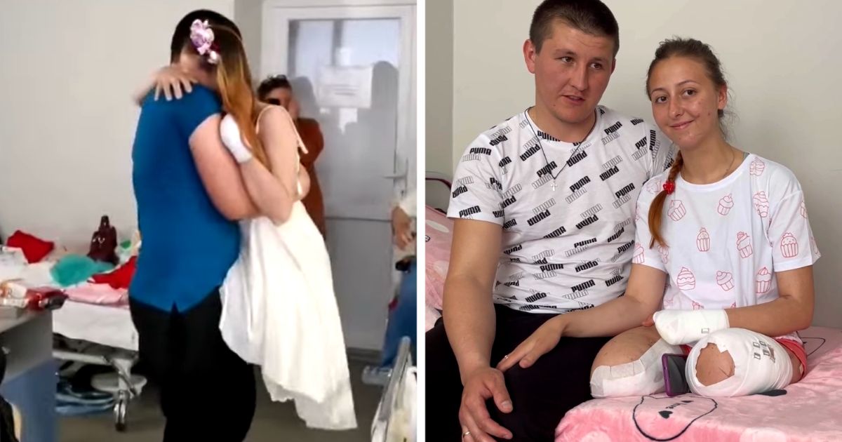 Ukrainian Nurse Who Lost Limbs Due To Explosion Marries And Shares First Dance With Husband